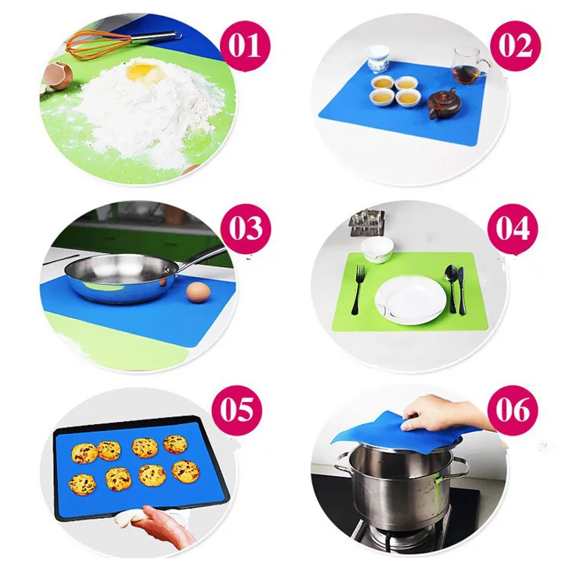 Silicone Mats Baking Liner Best Silicone Oven Mat Heat Insulation Pad Bakeware Kid Table Mat BOM666
Silicone Mats Baking Liner Best Silicone Oven Mat Heat Insulation Pad Bakeware Kid Table Mat BOM666