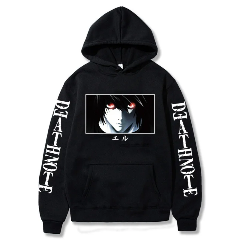 Japan DEATH NOTE Yagami Light Print Anime Hoodie Streetwear Sweatshirts with Cosplay Hoodies Long Sleeve Oversized Pullover Warm
Japan DEATH NOTE Yagami Light Print Anime Hoodie Streetwear Sweatshirts with Cosplay Hoodies Long Sleeve Oversized Pullover Warm