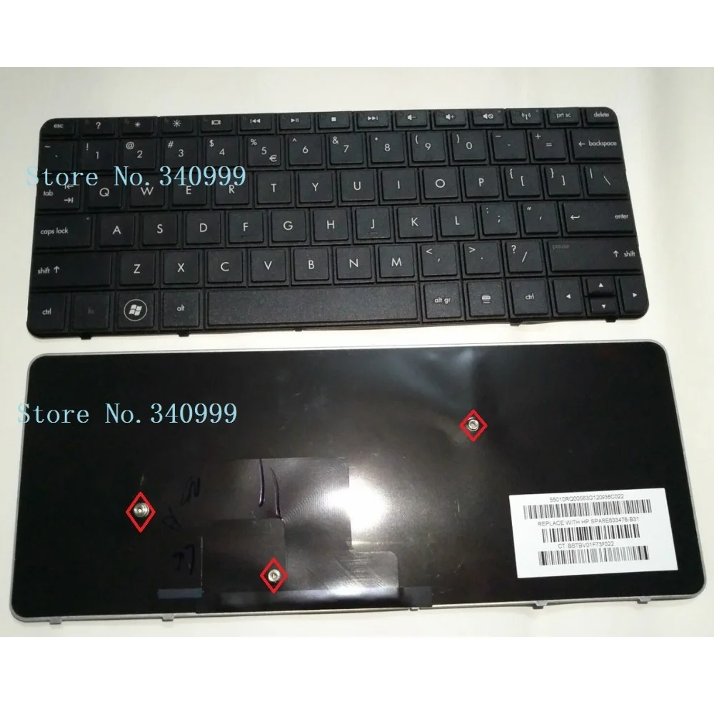 New US For HP Mini 1103 1104 110-3500 110-3510NR 110-3600 110-3700 110-3800 210-2000 210-4000 210-3000 US Laptop Keyboard
New US For HP Mini 1103 1104 110-3500 110-3510NR 110-3600 110-3700 110-3800 210-2000 210-4000 210-3000 US Laptop Keyboard