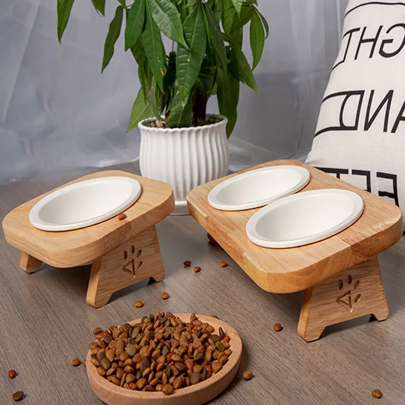 Cat Bowl Ceramic Solid Wood Bowl Rack Cat Food Bowl Cat Rice Bowl Cat Bowl Feeding Tableware Cat Food Basin Pet Supplies
Cat Bowl Ceramic Solid Wood Bowl Rack Cat Food Bowl Cat Rice Bowl Cat Bowl Feeding Tableware Cat Food Basin Pet Supplies
