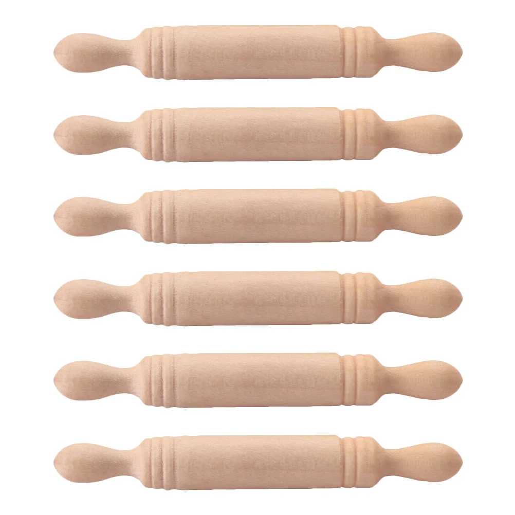 6Pcs Mini Kitchenware Tiny Kid's Kitchen Tool Miniature Rolling Stick for Photography
6Pcs Mini Kitchenware Tiny Kid's Kitchen Tool Miniature Rolling Stick for Photography