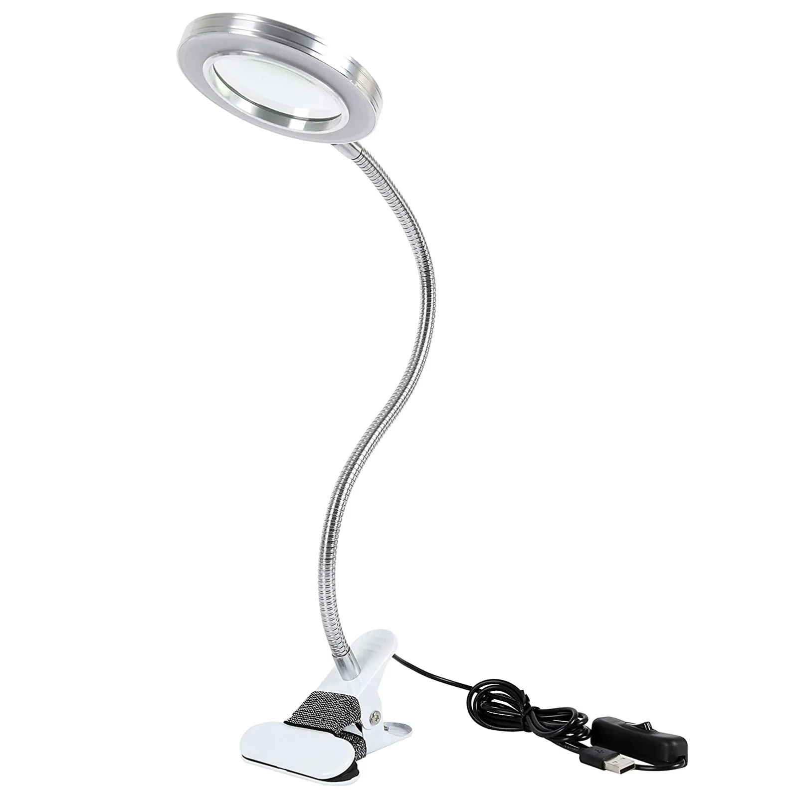 Portable USB LED Lights Usb12 Lamp Magnifier Clip Reading Lamp Book Lamp Clip Computer Besk Lamp LED Flexible Swan Neck Lights
Portable USB LED Lights Usb12 Lamp Magnifier Clip Reading Lamp Book Lamp Clip Computer Besk Lamp LED Flexible Swan Neck Lights