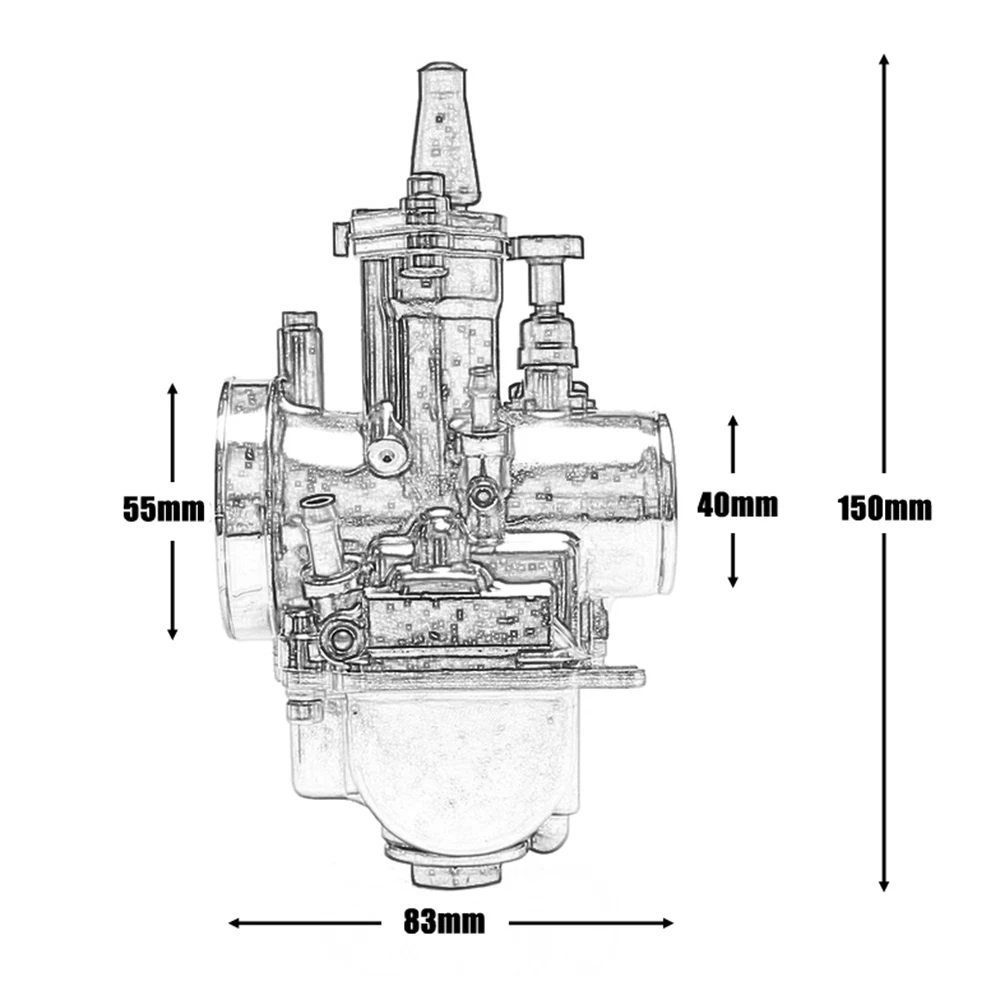Power Performance Silver 34mm For PWK Carburetor With Power Jet Motorcycle ATV 
Power Performance Silver 34mm For PWK Carburetor With Power Jet Motorcycle ATV