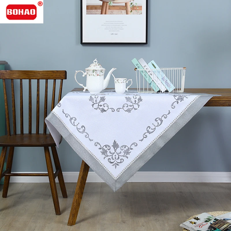 BOHAO Embroidered White Tablecloth Decor Table Cover Cloth Home Party Decor Dining Table Runner Set Tablecloth New Year 2022
BOHAO Embroidered White Tablecloth Decor Table Cover Cloth Home Party Decor Dining Table Runner Set Tablecloth New Year 2022
