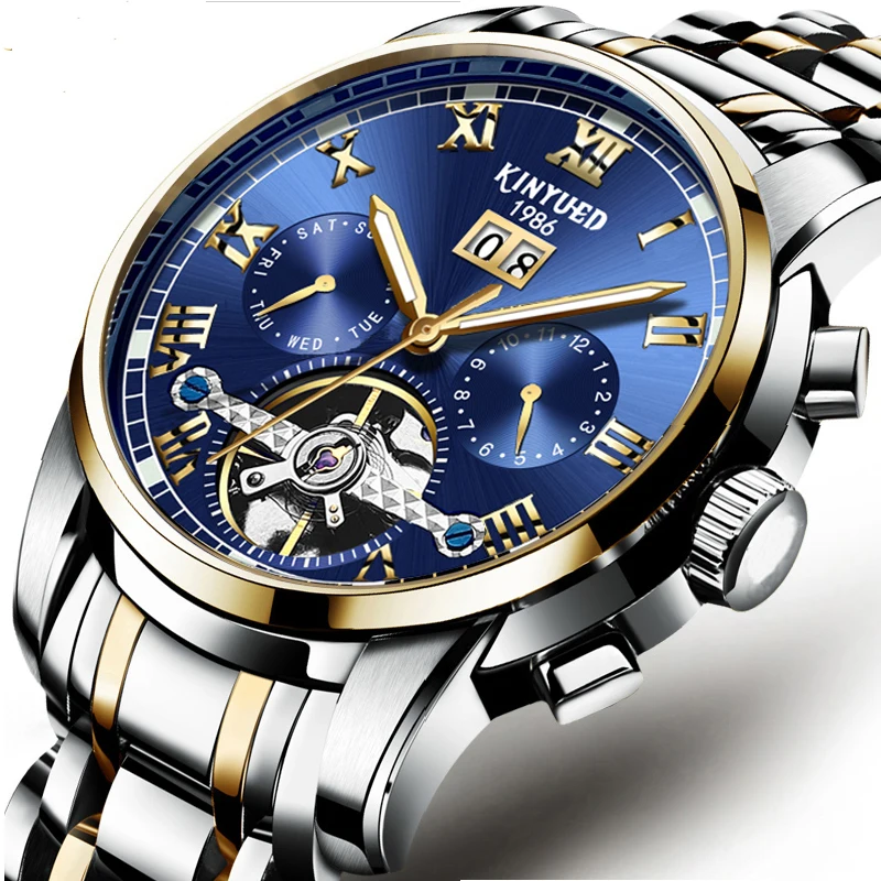Часы наручные Relojes Hombre мужские, роскошные Брендовые спортивные водонепроницаемые механические в стиле милитари, из нержавеющей стали
Часы наручные Relojes Hombre мужские, роскошные Брендовые спортивные водонепроницаемые механические в стиле милитари, из нержавеющей стали