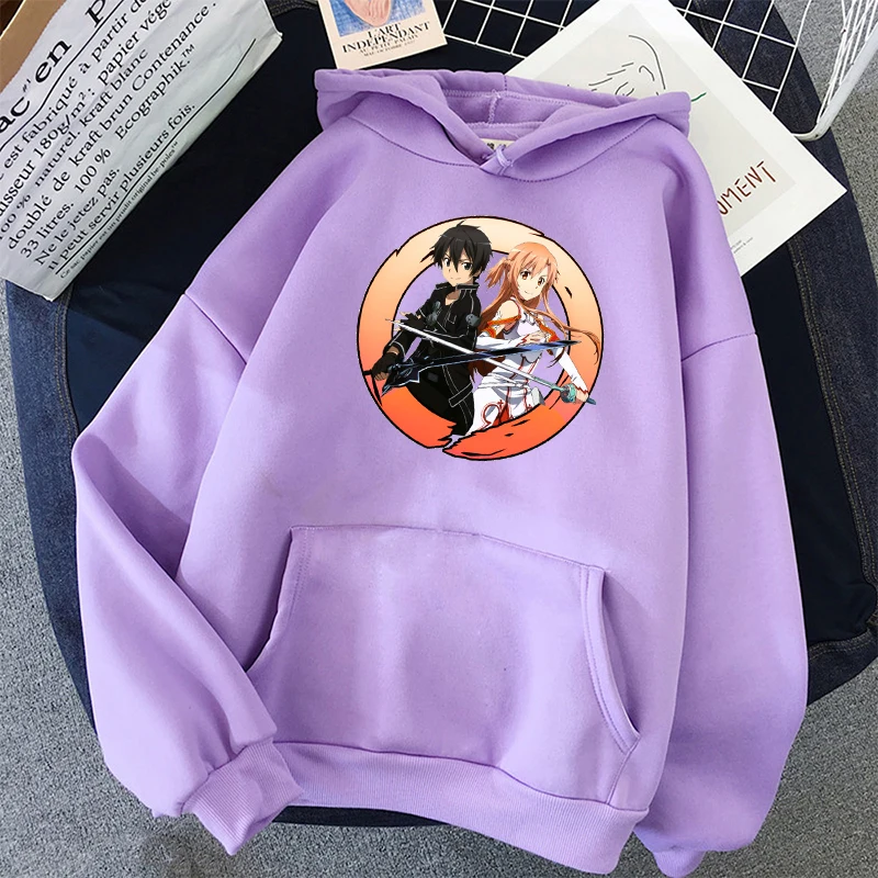 Women Winter Sword Art Online Kirito Hoodies black oversized Sweatshirt tops Hoodie Sleeve Female Hoody casual Print Harajuku
Women Winter Sword Art Online Kirito Hoodies black oversized Sweatshirt tops Hoodie Sleeve Female Hoody casual Print Harajuku