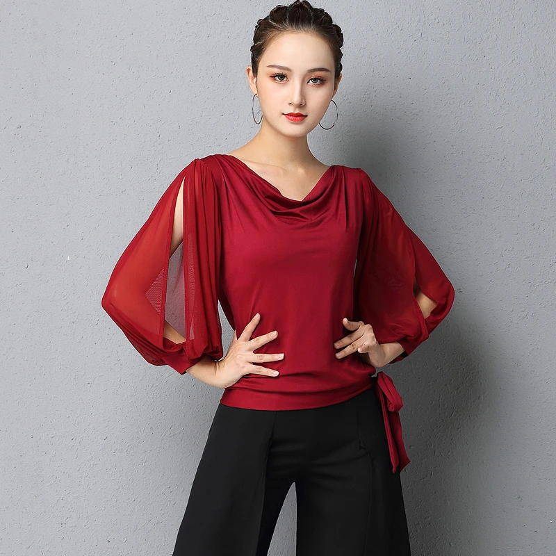 New Modern Standard Dance Practice Clothes Women Sexy Latin Practice Tops Rumba Clothing Samba Costumes Tango Clothes DQL4730
New Modern Standard Dance Practice Clothes Women Sexy Latin Practice Tops Rumba Clothing Samba Costumes Tango Clothes DQL4730