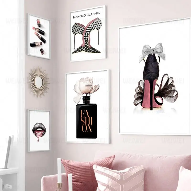 Home Decor Poster Beautiful High Heels Black and Red High-Definition Print Canvas Painting for Bedroom and Living Room
Home Decor Poster Beautiful High Heels Black and Red High-Definition Print Canvas Painting for Bedroom and Living Room