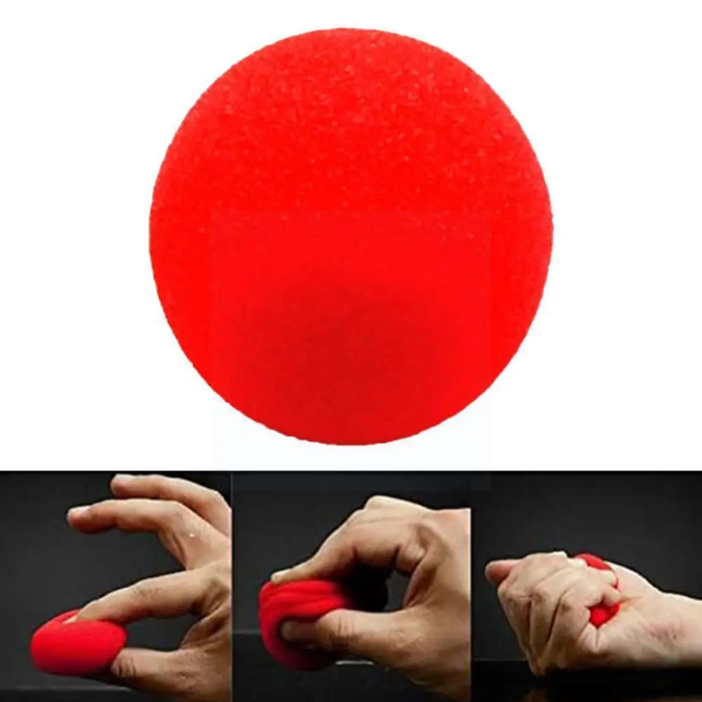 

4 шт. 4,5 см красный губчатый шар из высококачественных материалов реквизит для детских праздничных игрушек F3x2