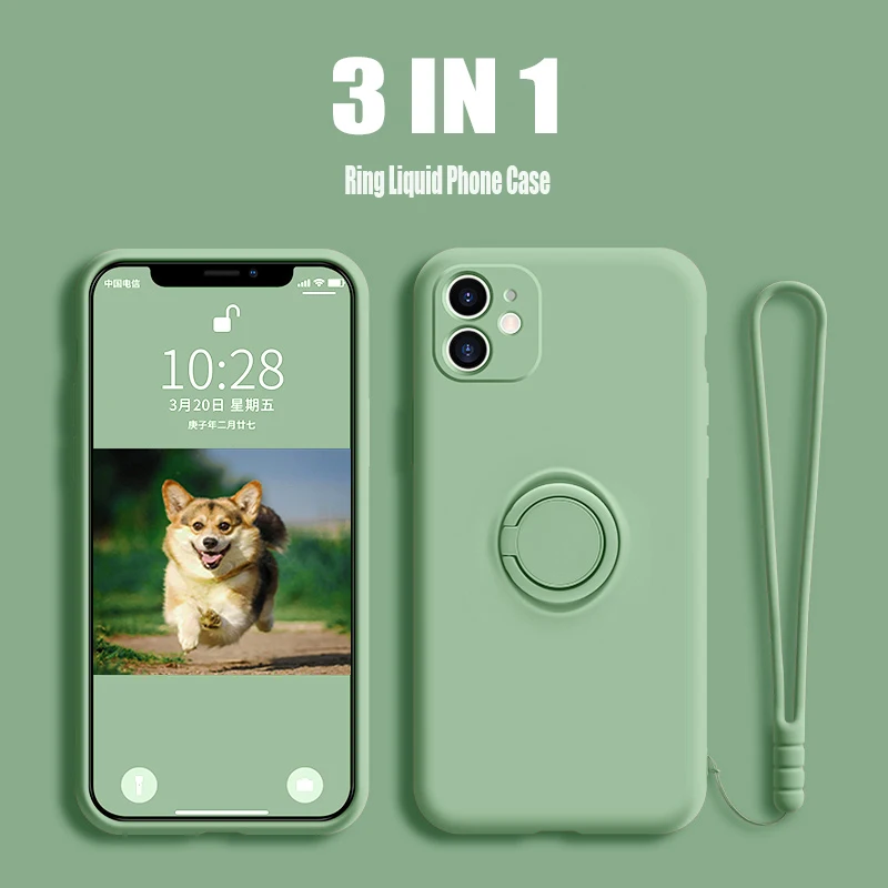 Жидкий силиконовый чехол для телефона iPhone 13 Mini 12 Pro Max SE 2020, чехлы для iPhone X XS XR 7 8 6 6S Plus, задняя крышка с кольцом-держателем
Жидкий силиконовый чехол для телефона iPhone 13 Mini 12 Pro Max SE 2020, чехлы для iPhone X XS XR 7 8 6 6S Plus, задняя крышка с кольцом-держателем