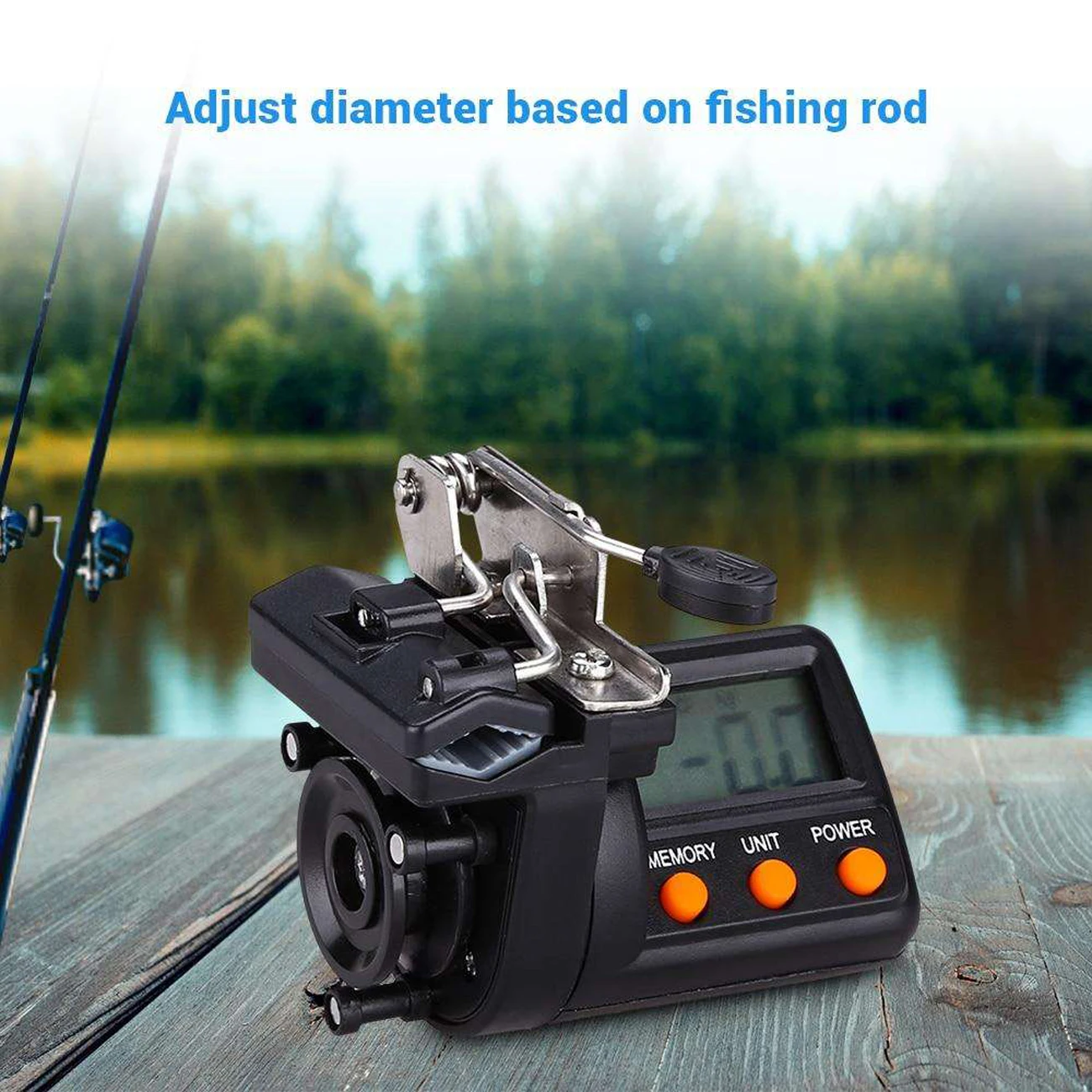 Digital Fishing Line Counter Electronic 999M Clip-On Deepth Gauge With LED Digital Display For Squid Boat Fishing Tools
Digital Fishing Line Counter Electronic 999M Clip-On Deepth Gauge With LED Digital Display For Squid Boat Fishing Tools