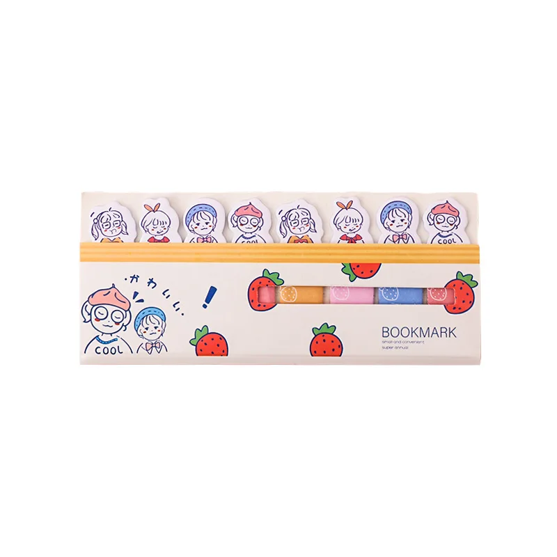 

Cartoon Cute Anime Memo Pad Sticky Notes Student Stationery Index Planner Message Paper Sticker Memo Tags