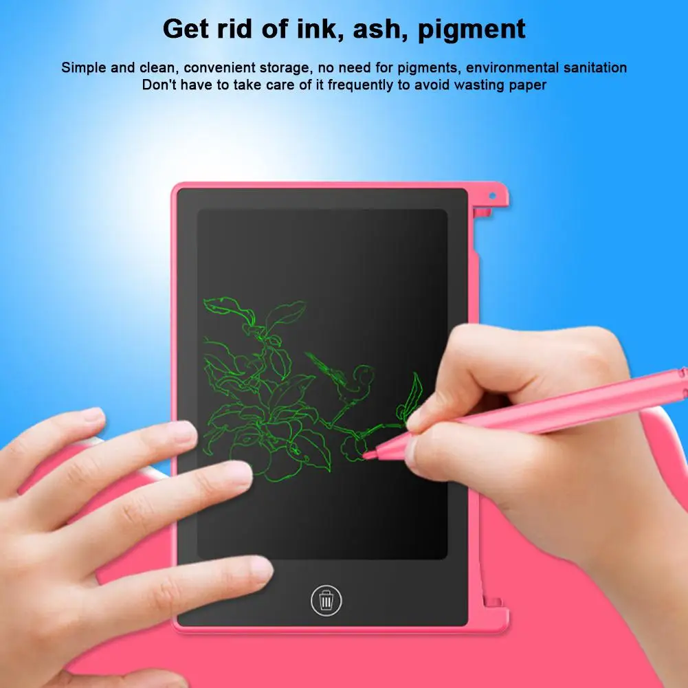 4.5 Inch LCD Writing Tablet Digital Drawing Tablet Handwriting Pads Portable Electronic Tablet Board Ultra-thin Board Kids Toy
4.5 Inch LCD Writing Tablet Digital Drawing Tablet Handwriting Pads Portable Electronic Tablet Board Ultra-thin Board Kids Toy