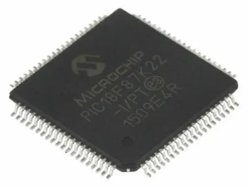 Microchip PIC18F87K22-I/PT, 8bit PIC Microcontroller, 64MHz, 1 kB, 128 kB Flash,
Microchip PIC18F87K22-I/PT, 8bit PIC Microcontroller, 64MHz, 1 kB, 128 kB Flash,