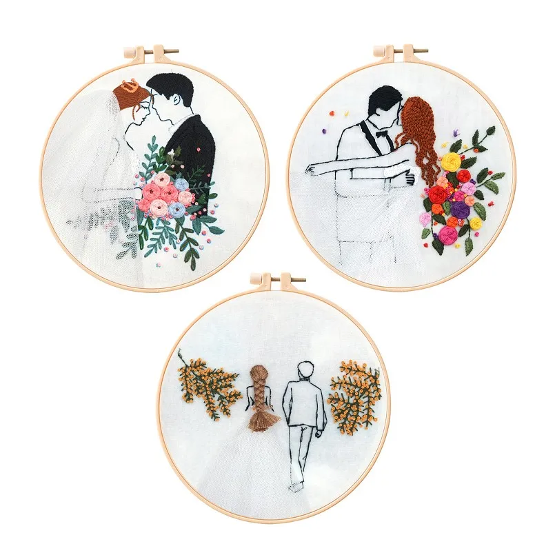 Wedding Embroidery Starter Kit for Beginners, Modern Embroidery Kits, Handmade Embroidery Set, Craft Kit, English Description
Wedding Embroidery Starter Kit for Beginners, Modern Embroidery Kits, Handmade Embroidery Set, Craft Kit, English Description