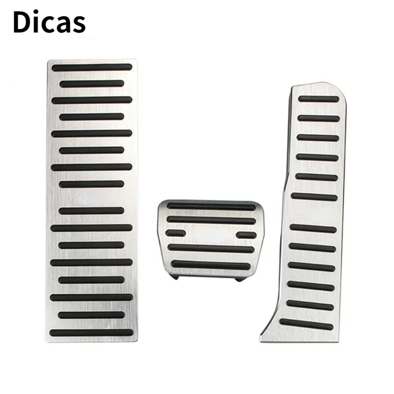

For Audi Q3 Car Pedal Accelerator Brake Footrest Pad Aluminum alloy throttle pedals without drilling AT car accessories