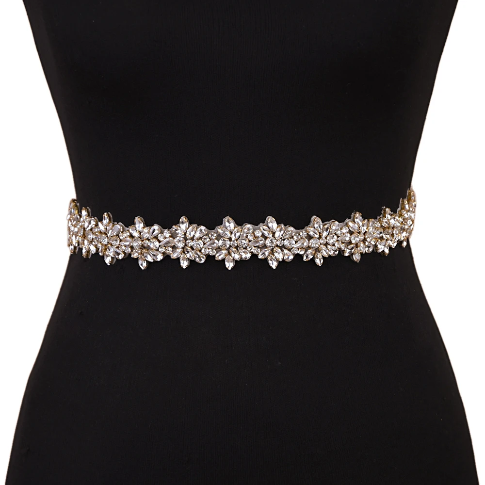 Handmade Gorgeous Golden Rhinestone Bridesmaid Evening Party Gown Wedding Dresses Belts Golden Waistband Bridal Sashes Belts
Handmade Gorgeous Golden Rhinestone Bridesmaid Evening Party Gown Wedding Dresses Belts Golden Waistband Bridal Sashes Belts