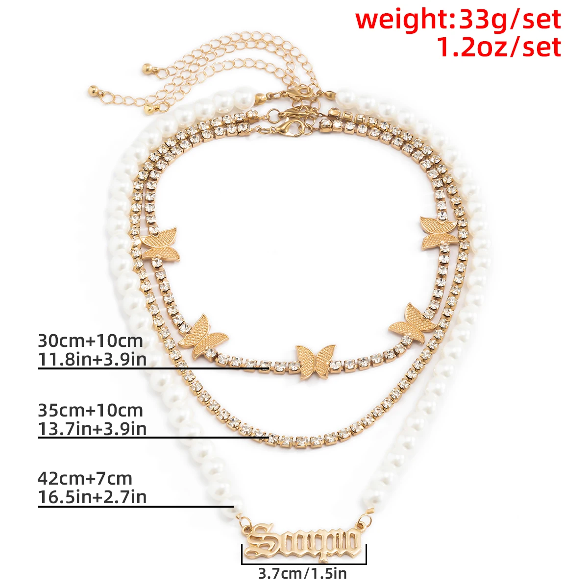 Imitation Pearl Beaded Butterfly Pendant Necklace for Women Kpop Letter Scorpio Luxury Crystal Tennis Chain Necklace Jewelry
Imitation Pearl Beaded Butterfly Pendant Necklace for Women Kpop Letter Scorpio Luxury Crystal Tennis Chain Necklace Jewelry