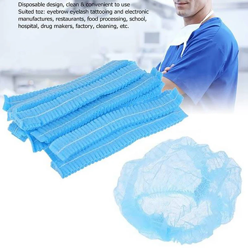 Disposable Hair Shower Caps Hats Non Woven Pleated Anti Dust Hat Hotel Salon Supplies Set Blue Non-Woven Shower Caps 200Pcs
Disposable Hair Shower Caps Hats Non Woven Pleated Anti Dust Hat Hotel Salon Supplies Set Blue Non-Woven Shower Caps 200Pcs