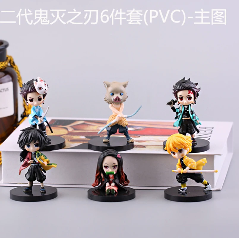 6pcs set Kimetsu no Yaiba Tanjirou Nezuko Figure 7cm Zenitsu PVC Action Figure Anime Demon Slayer Figurine Toys
6pcs set Kimetsu no Yaiba Tanjirou Nezuko Figure 7cm Zenitsu PVC Action Figure Anime Demon Slayer Figurine Toys