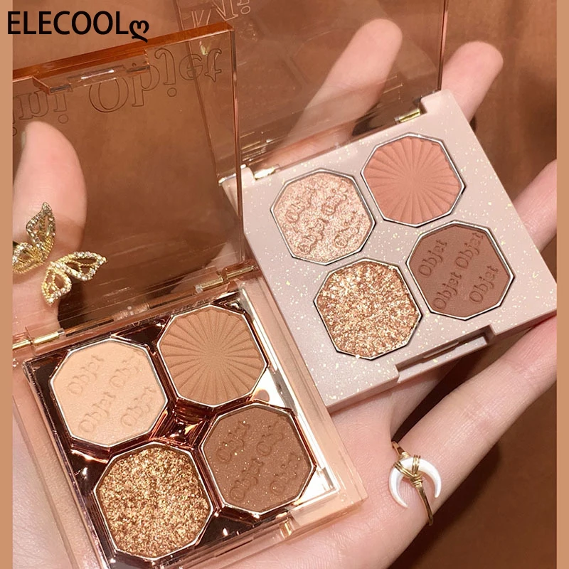 ELECOOL Fashion New Arrival Charming Eyeshadow Palette 4 Color Make Up Palette Matte Shimmer Eye Shadow Beauty
ELECOOL Fashion New Arrival Charming Eyeshadow Palette 4 Color Make Up Palette Matte Shimmer Eye Shadow Beauty