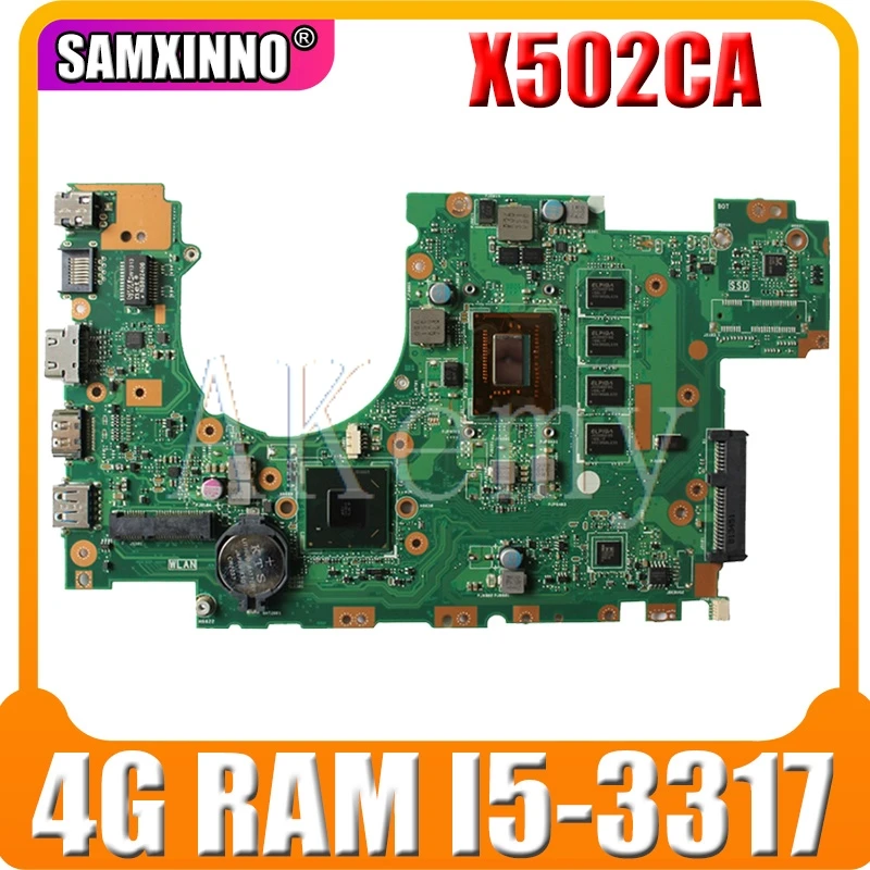 Akemy X402CA Laptop motherboard For Asus X502C X402C X502CA X402CA original mainboard DDR3L 4GB-RAM I5-3317U test 100% OK
Akemy X402CA Laptop motherboard For Asus X502C X402C X502CA X402CA original mainboard DDR3L 4GB-RAM I5-3317U test 100% OK