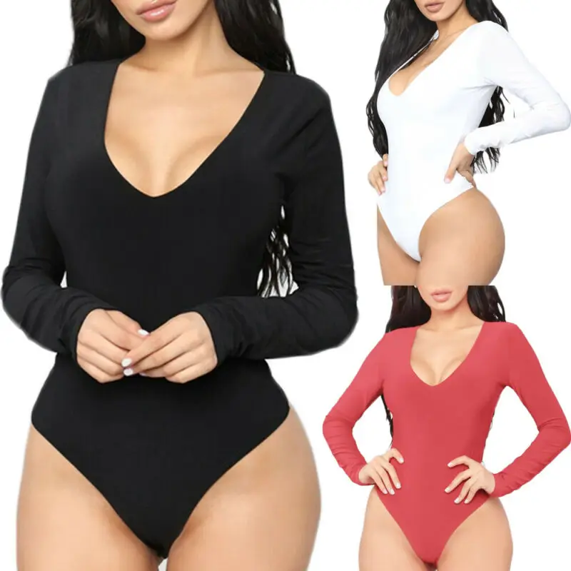 2020 Plus Szie Casual Sexy Bodysuit Women Long Sleeve Bodysuit Stretch Leotard Tops Jumpsuit Romper Summer Spring Clothes S-2XL
2020 Plus Szie Casual Sexy Bodysuit Women Long Sleeve Bodysuit Stretch Leotard Tops Jumpsuit Romper Summer Spring Clothes S-2XL