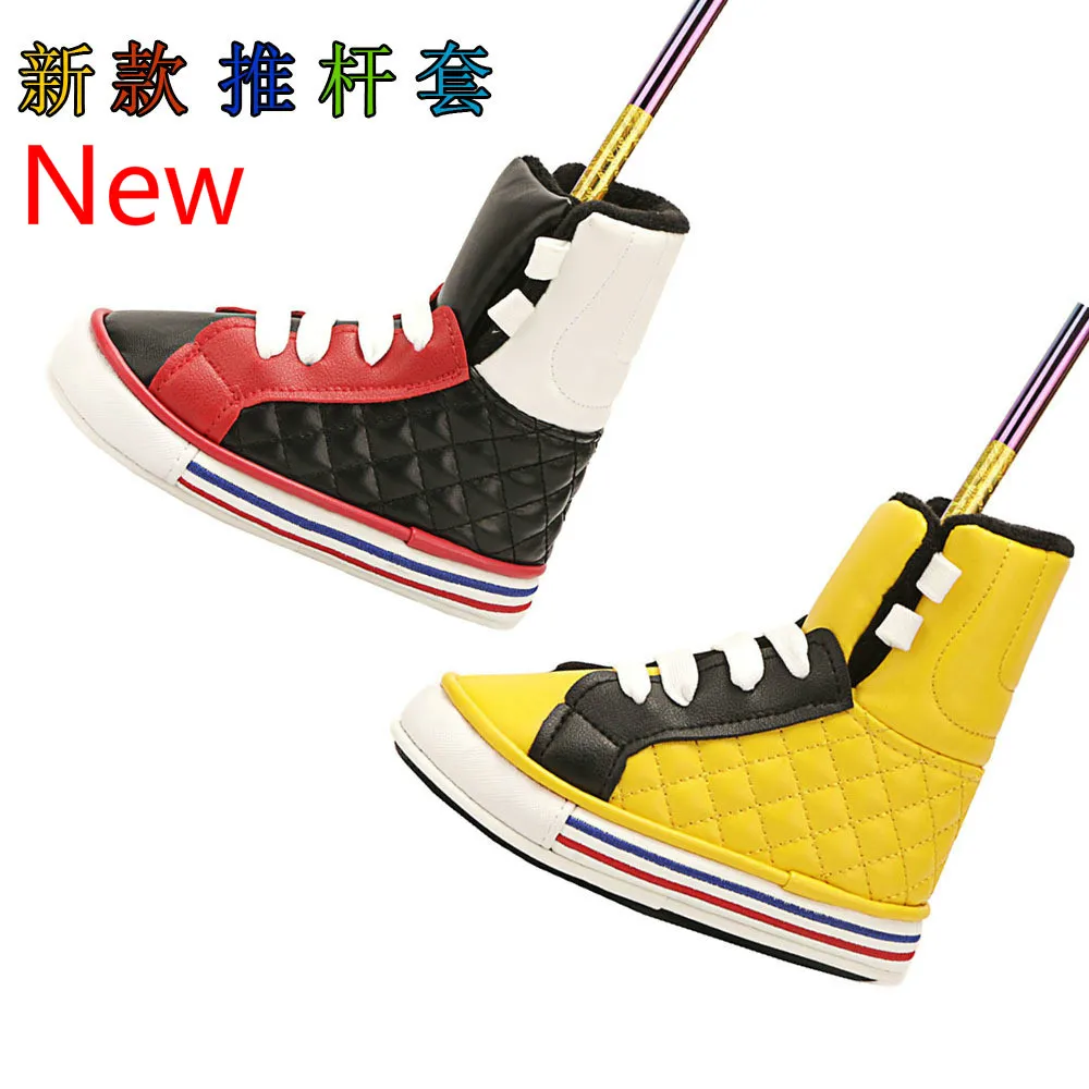 2020 SHOE Style Golf Blade Putter Head Cover PU Golf Club Headcover 2 Colors For Man Women Putter Cover
2020 SHOE Style Golf Blade Putter Head Cover PU Golf Club Headcover 2 Colors For Man Women Putter Cover