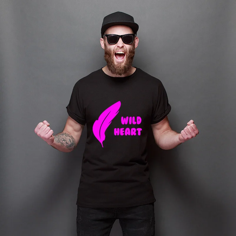 New Arrival Wild Heart Simple Style Unique Tops Tees Faddish Crazy T-Shirts 3D Printed Fashion T Shirts For Men
New Arrival Wild Heart Simple Style Unique Tops Tees Faddish Crazy T-Shirts 3D Printed Fashion T Shirts For Men