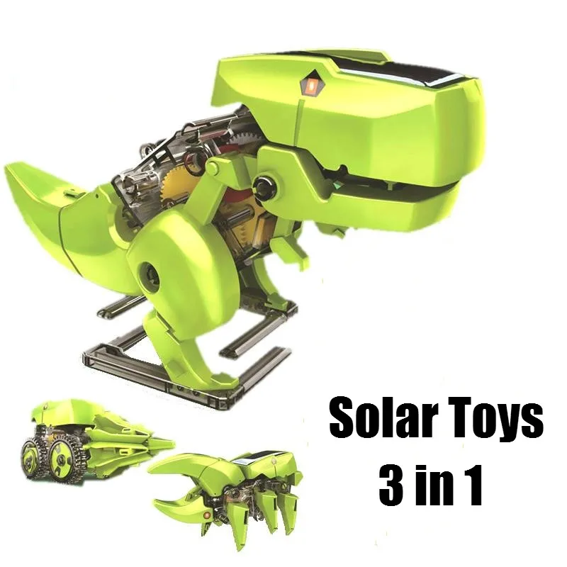 Solar energy toy DIY assembly model dinosaur robot technology 4 production 6 / 3 in 1 children's scientific experiment
Solar energy toy DIY assembly model dinosaur robot technology 4 production 6 / 3 in 1 children's scientific experiment