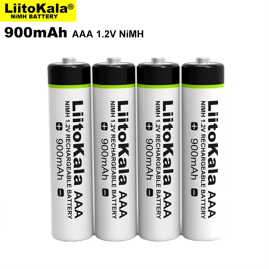 4PCS LiitoKala AAA NiMH 1.2V Rechargeable Battery 900mAh Used for Flashlights, Toys, Mice, Electronic Scales, Etc.
4PCS LiitoKala AAA NiMH 1.2V Rechargeable Battery 900mAh Used for Flashlights, Toys, Mice, Electronic Scales, Etc.