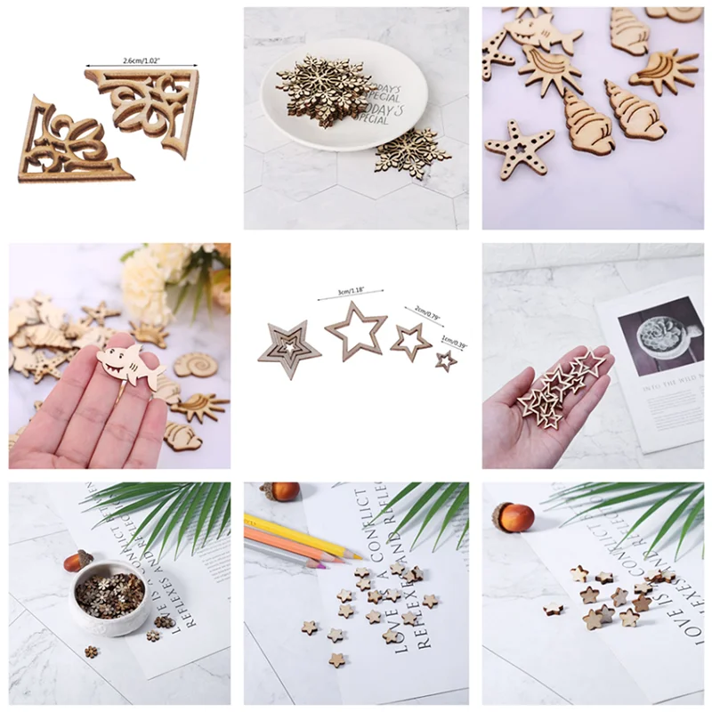 10-200 pcs Laser Cut Wood Embellishment Wooden Shape Craft Wedding Decor Christmas
10-200 pcs Laser Cut Wood Embellishment Wooden Shape Craft Wedding Decor Christmas