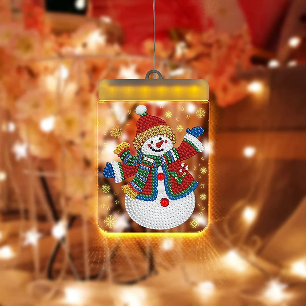 5D Diamond Painting DIY Painting LED Christmas Tree Pendant Hanging Night Lights Ornaments Lamp Gifts for Home Wall Decoration
5D Diamond Painting DIY Painting LED Christmas Tree Pendant Hanging Night Lights Ornaments Lamp Gifts for Home Wall Decoration