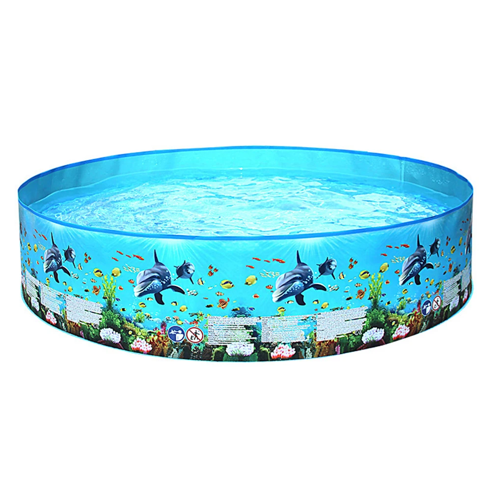 

Inflation-free Hard Plastic Swimming Pool Portable Folding Pool Family Swimming Pool Round Swimming Pool for Babies Kids Adults