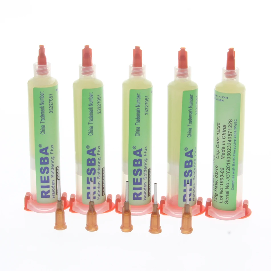 50Pcs/lot RIESBA NC-559-ASM BGA PCB No-Clean Solder Paste Welding Advanced Oil Flux Grease 10cc Soldering Repair Paste
50Pcs/lot RIESBA NC-559-ASM BGA PCB No-Clean Solder Paste Welding Advanced Oil Flux Grease 10cc Soldering Repair Paste