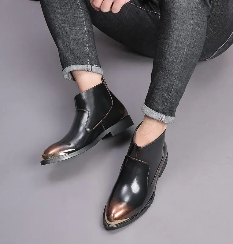 2020 New Men Martin boots size 38-48 chelsea boots men brand fashion comfortable men's Spring and autumn boots 
2020 New Men Martin boots size 38-48 chelsea boots men brand fashion comfortable men's Spring and autumn boots