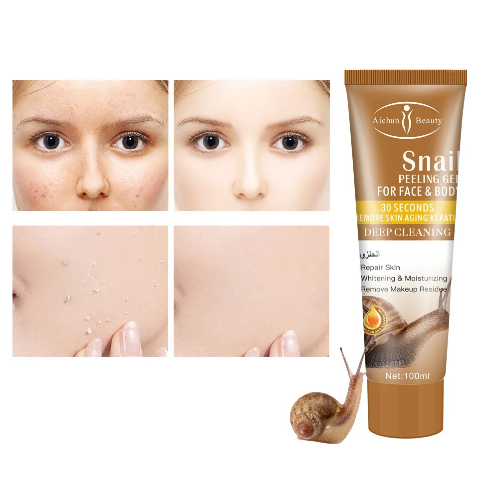 Snail peeling gel for face body Exfoliating Moisturizing Repair facial exfoliation Oil-control Anti-Wrinkle face cream
Snail peeling gel for face body Exfoliating Moisturizing Repair facial exfoliation Oil-control Anti-Wrinkle face cream