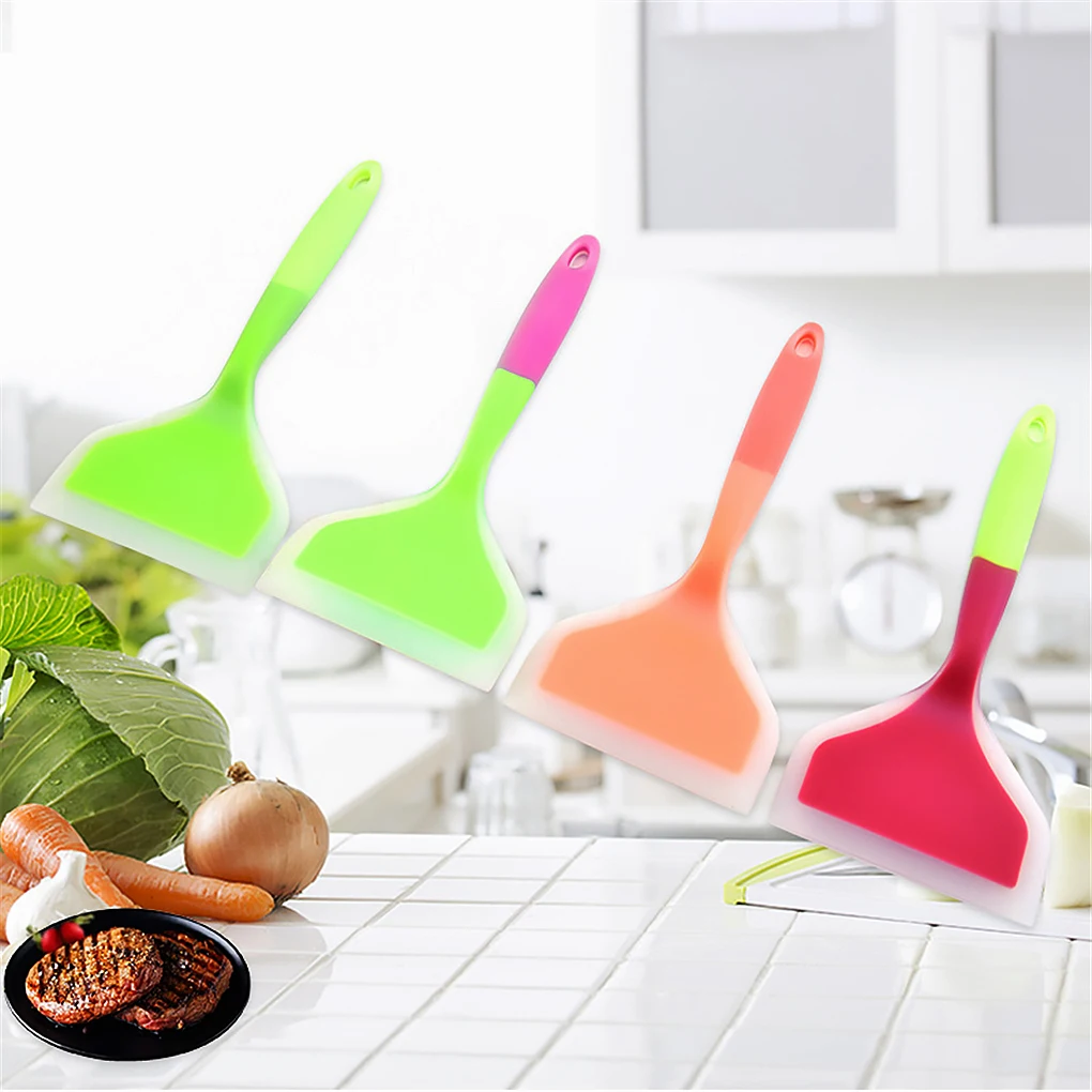 Home Cooking Utensils Silicone Spatulas Beef Meat Egg Kitchen Scraper Wide Pizza Shovel Non-stick Turners Food Lifters
Home Cooking Utensils Silicone Spatulas Beef Meat Egg Kitchen Scraper Wide Pizza Shovel Non-stick Turners Food Lifters