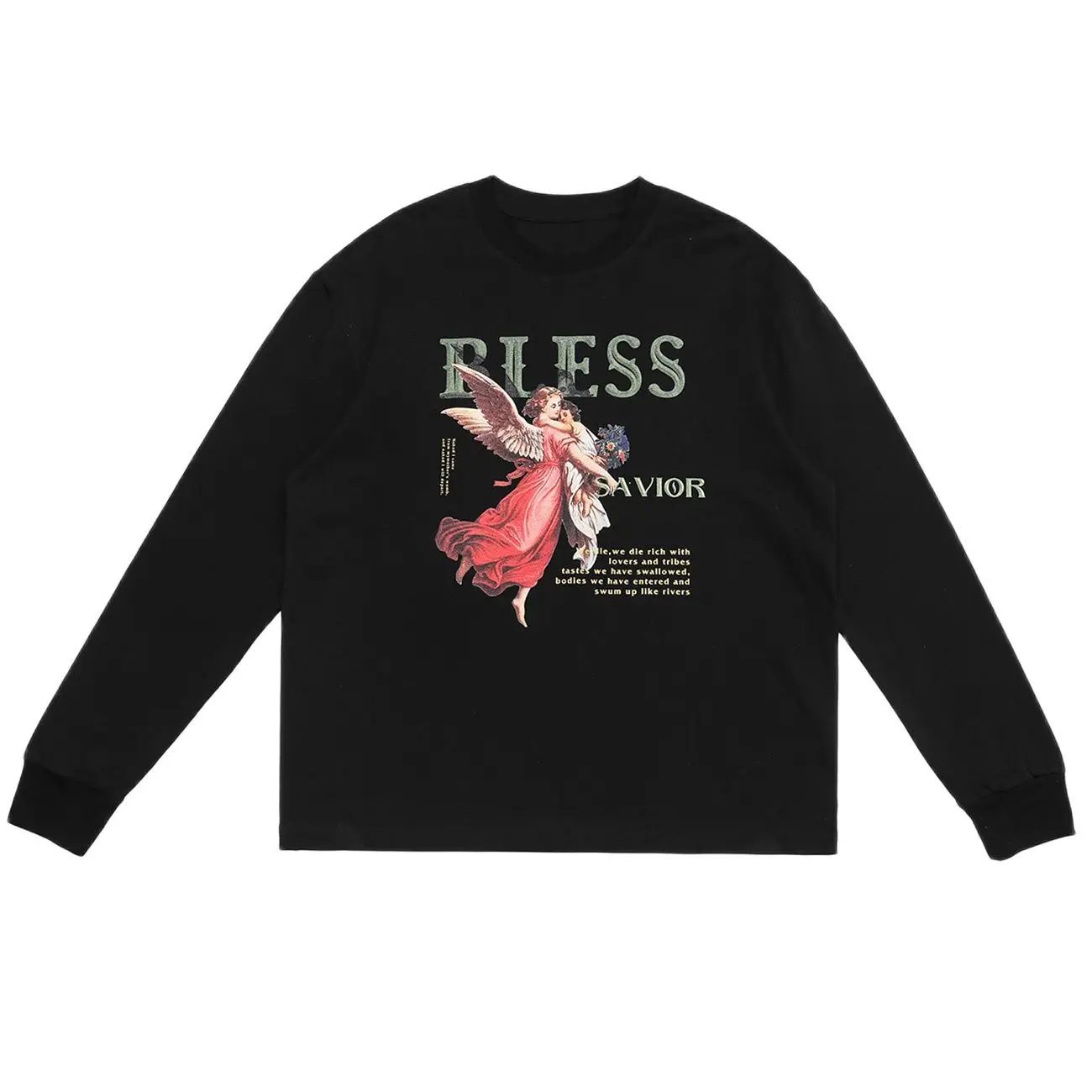 Streetwear Savior Angel Print Long Sleeve T Shirt Autumn Hip Hop Harajuku T Shirt Casual Autumn Oversized Tshirts Loose Tops Tee 
Streetwear Savior Angel Print Long Sleeve T Shirt Autumn Hip Hop Harajuku T Shirt Casual Autumn Oversized Tshirts Loose Tops Tee