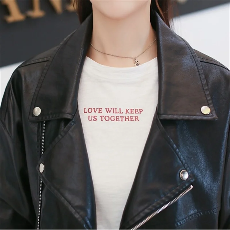 Small leather women's short spring and autumn 2020 new Korean versatile student BF loose Motorcycle Leather Jaet Large
Small leather women's short spring and autumn 2020 new Korean versatile student BF loose Motorcycle Leather Jaet Large