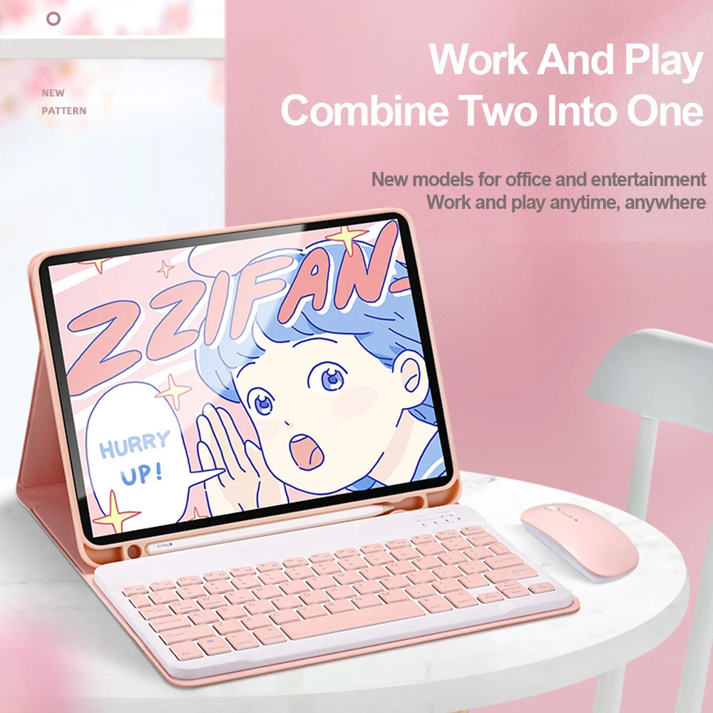 Bluetooth Keyboard Cover for ipad 7th 8th 10.2 inch For ipad air 2 3 4 10.5 10.9 Pro 9.7 10.5 11 2017 2018 9.7" keyboard case
Bluetooth Keyboard Cover for ipad 7th 8th 10.2 inch For ipad air 2 3 4 10.5 10.9 Pro 9.7 10.5 11 2017 2018 9.7" keyboard case