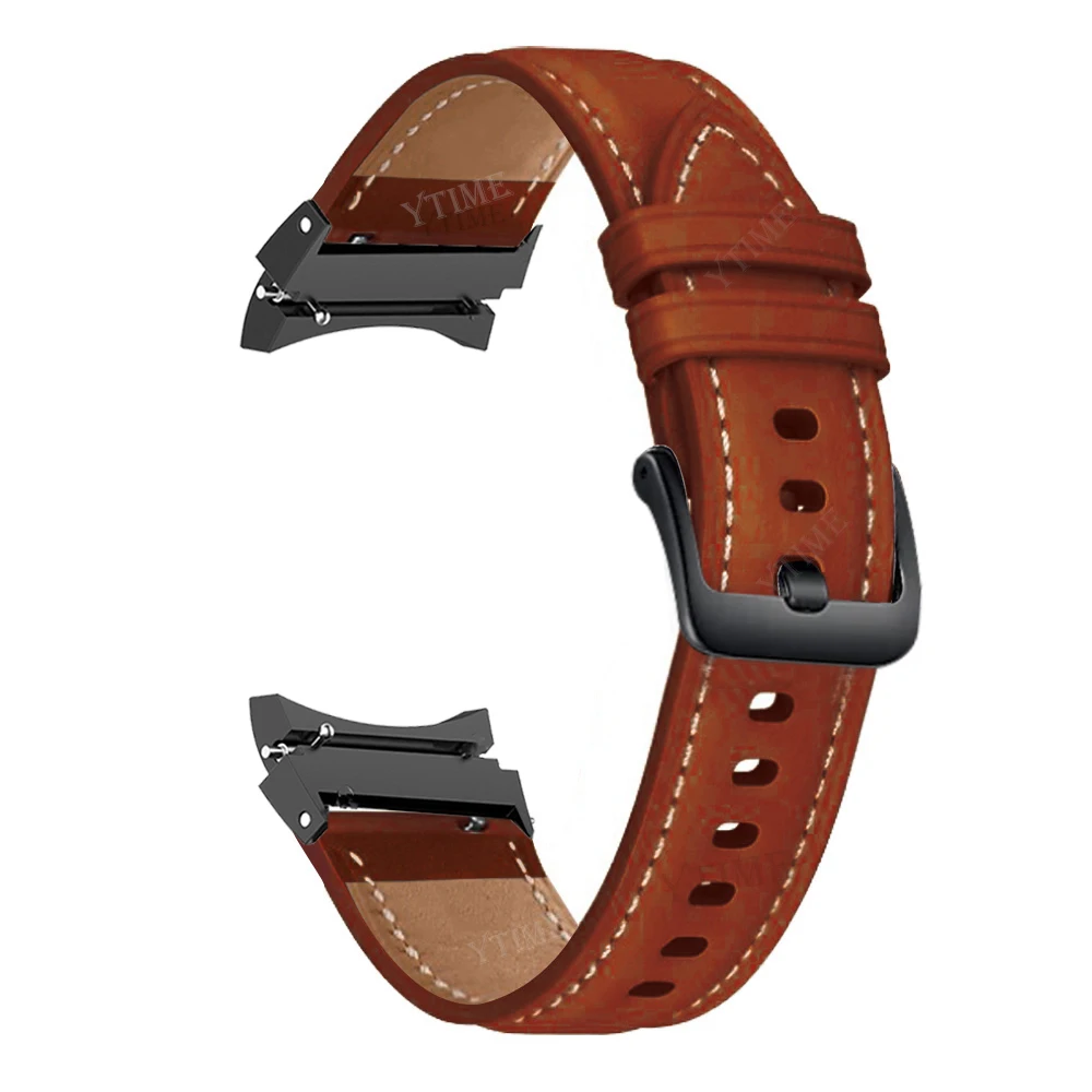 

Genuine Leather Strap Watchband For Samsung Galaxy Watch4 40 44mm/Watch 4 Classic 42 46mm Original Wristbands Bracelet Belt