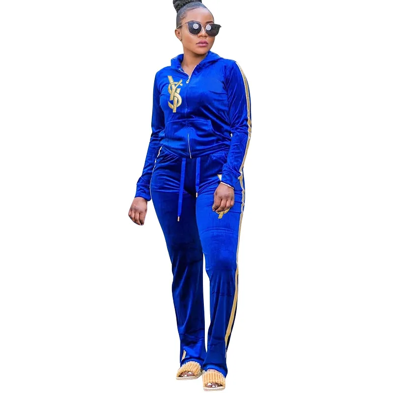 Spring Women Fashion Long Sleeve Zipper Hooded Jackets Pencil Pants Velvet Set Sports Two Piece Outfits 2021
Spring Women Fashion Long Sleeve Zipper Hooded Jackets Pencil Pants Velvet Set Sports Two Piece Outfits 2021