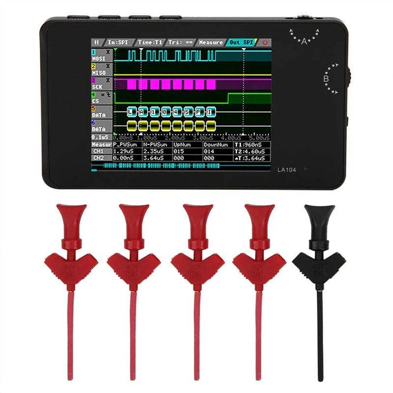 Portable Digital Logic Analyzer 2.8in TFT LCD Display 4 Channels Oscilloscope for Automotive Electronics
Portable Digital Logic Analyzer 2.8in TFT LCD Display 4 Channels Oscilloscope for Automotive Electronics