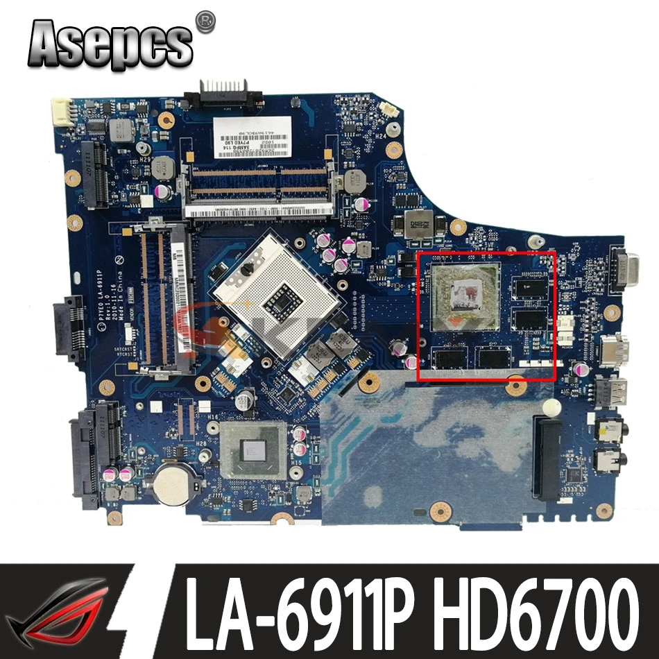 AKEMY P7YE0 LA-6911P для Acer 7750 7750G MBRB102002 MB.RB102.002 материнская плата ноутбука HD6700 | Компьютеры