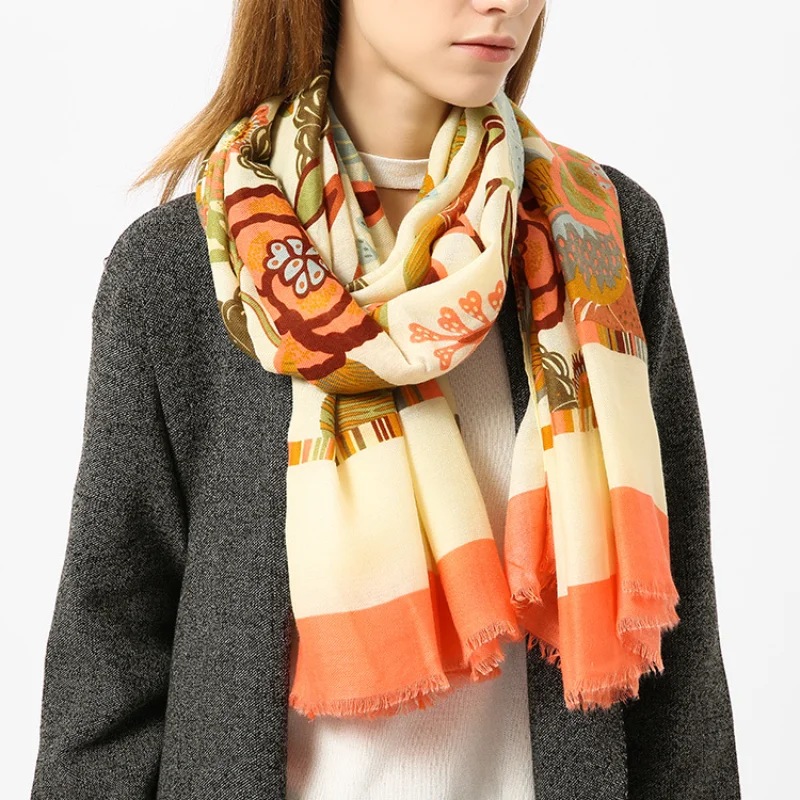 New Floral Print Cotton Linen Scarf for Women Luxury Shawl Wrap Neck Bandana Long Stole Foulard Female Oversized Silk Scarves
New Floral Print Cotton Linen Scarf for Women Luxury Shawl Wrap Neck Bandana Long Stole Foulard Female Oversized Silk Scarves