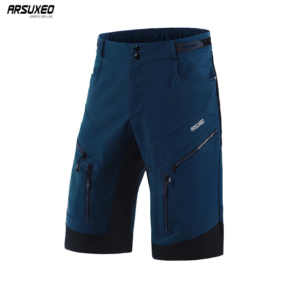 

Arsuxeo Heren Fietsbroek Loose Fit Downhill Mtb Mountainbike Shorts Outdoor Sport Fiets Korte Broek Waterafstotend 1903