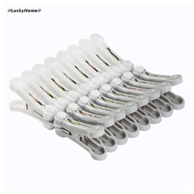 11UA 16pcs Traceless Clamps Clothespin Laundry Organizer Bed Sheet Clip Clothes Pin Hangers Beach Towel Clips
11UA 16pcs Traceless Clamps Clothespin Laundry Organizer Bed Sheet Clip Clothes Pin Hangers Beach Towel Clips