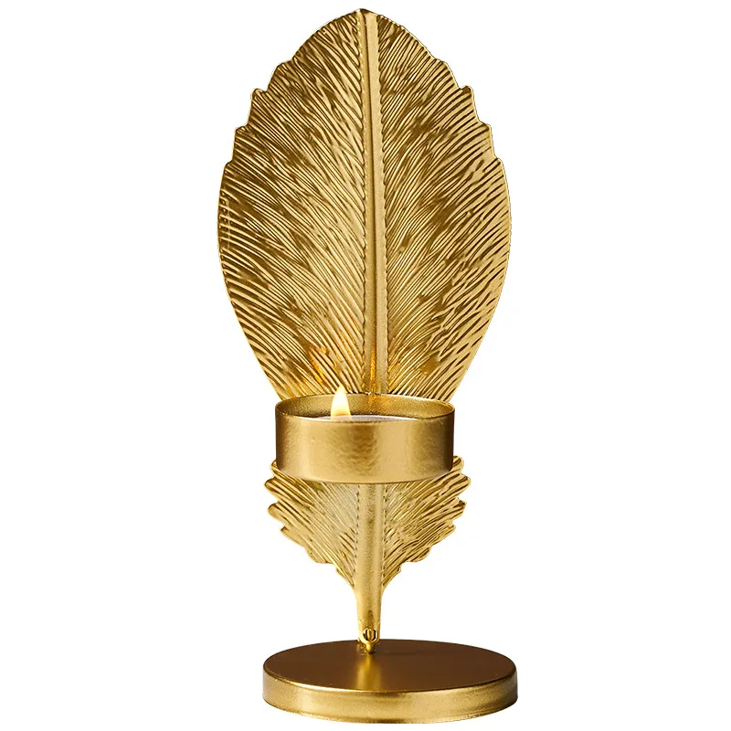 Leaf Model Gold Candlestick Candles Home Decoration Metal Candle Holder Wedding Decoration Table Centerpieces European Decor
Leaf Model Gold Candlestick Candles Home Decoration Metal Candle Holder Wedding Decoration Table Centerpieces European Decor