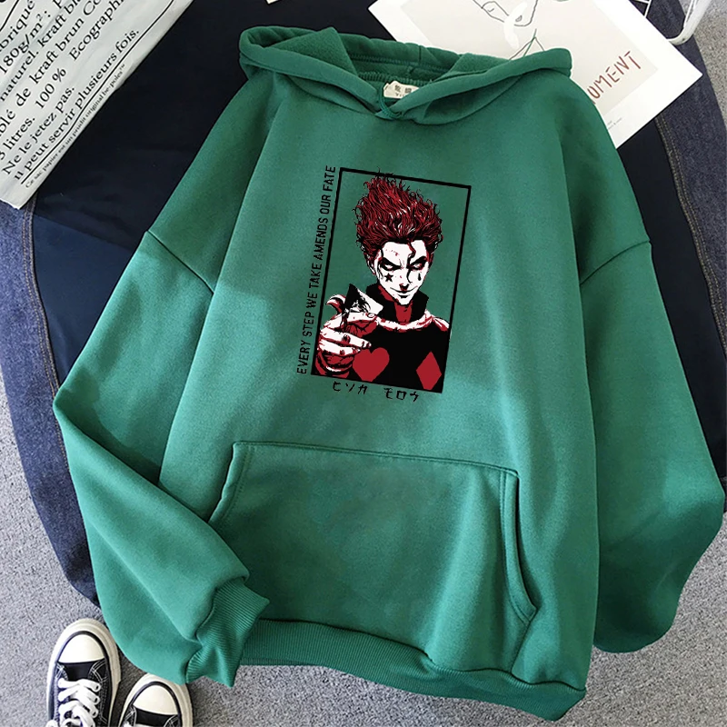 Hunter X Hunter Harajuku Hisoka Oversized Sweatshirt Anime Hoodie Man Hoodies Men Clothing Pink Streetwear Autumn Clothes Women
Hunter X Hunter Harajuku Hisoka Oversized Sweatshirt Anime Hoodie Man Hoodies Men Clothing Pink Streetwear Autumn Clothes Women